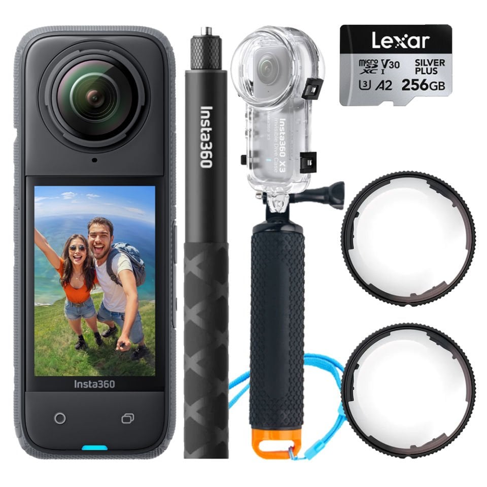 Insta360 X4 Invisible Dive Bundle + 256GB Hafıza Kartı