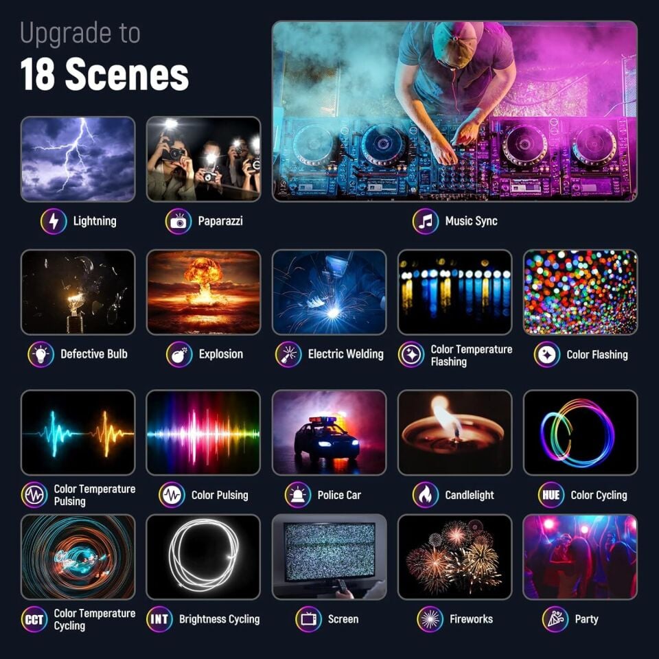 NEEWER SL90 RGB Mini Mobil Video Işığı