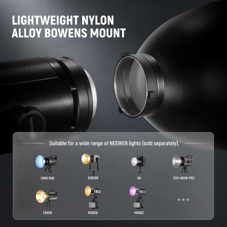 NEEWER FR30 11.6''/29.5cm Deep Focus Reflektör ve Petek Seti
