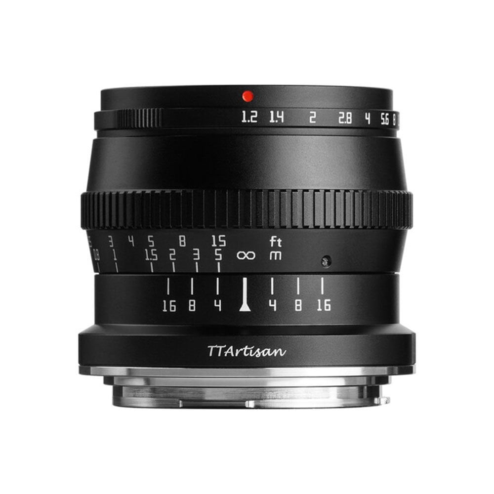 TTArtisan APS-C 50mm F1.2 Lens (Canon RF, Siyah)