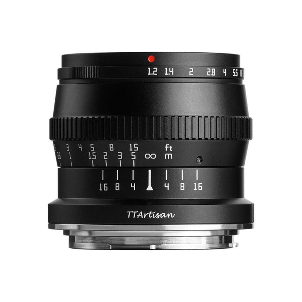 TTArtisan APS-C 50mm F1.2 Lens (Canon RF, Siyah)