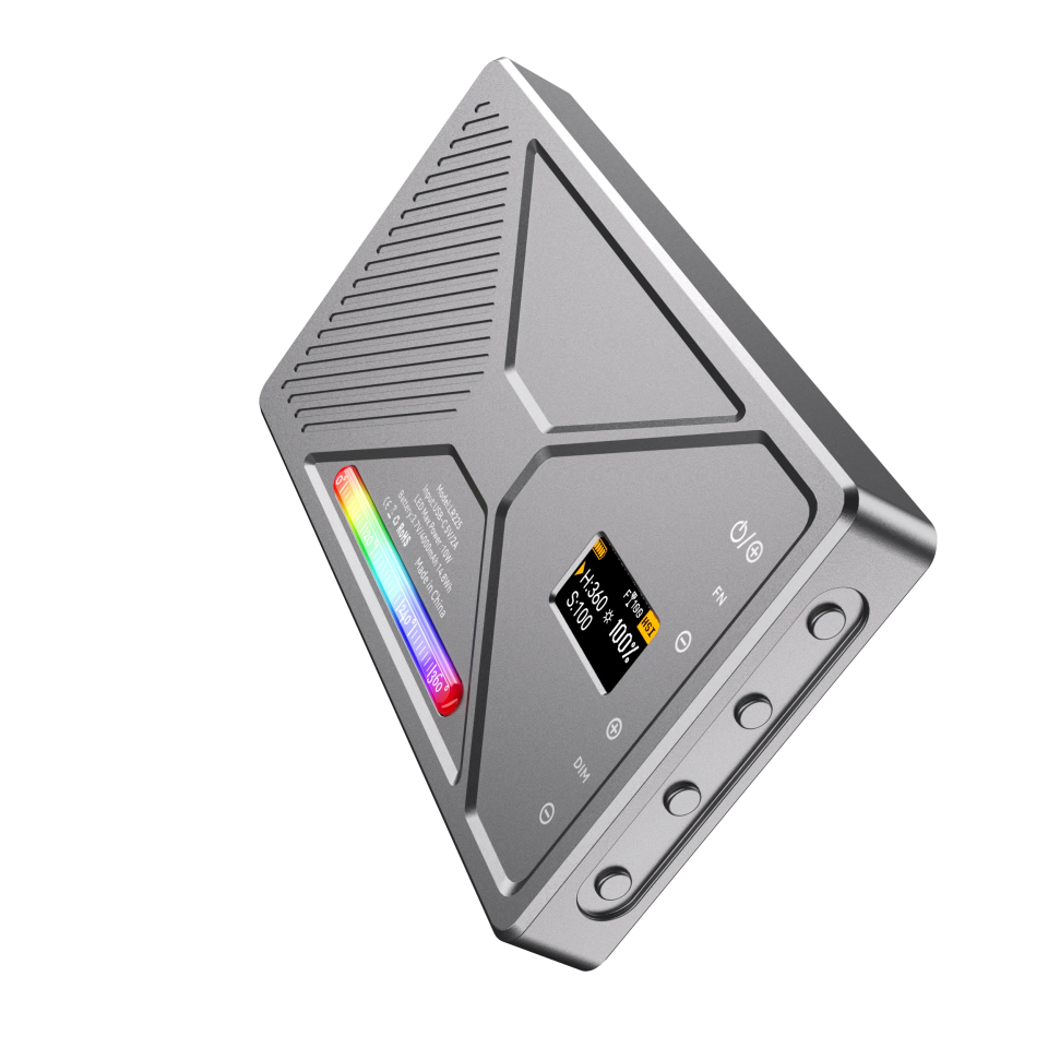 Liyadi LR225 Pro RGB Led Video Işığı Cep Boy Mini Fotoğraf Işığı 24 Efektli