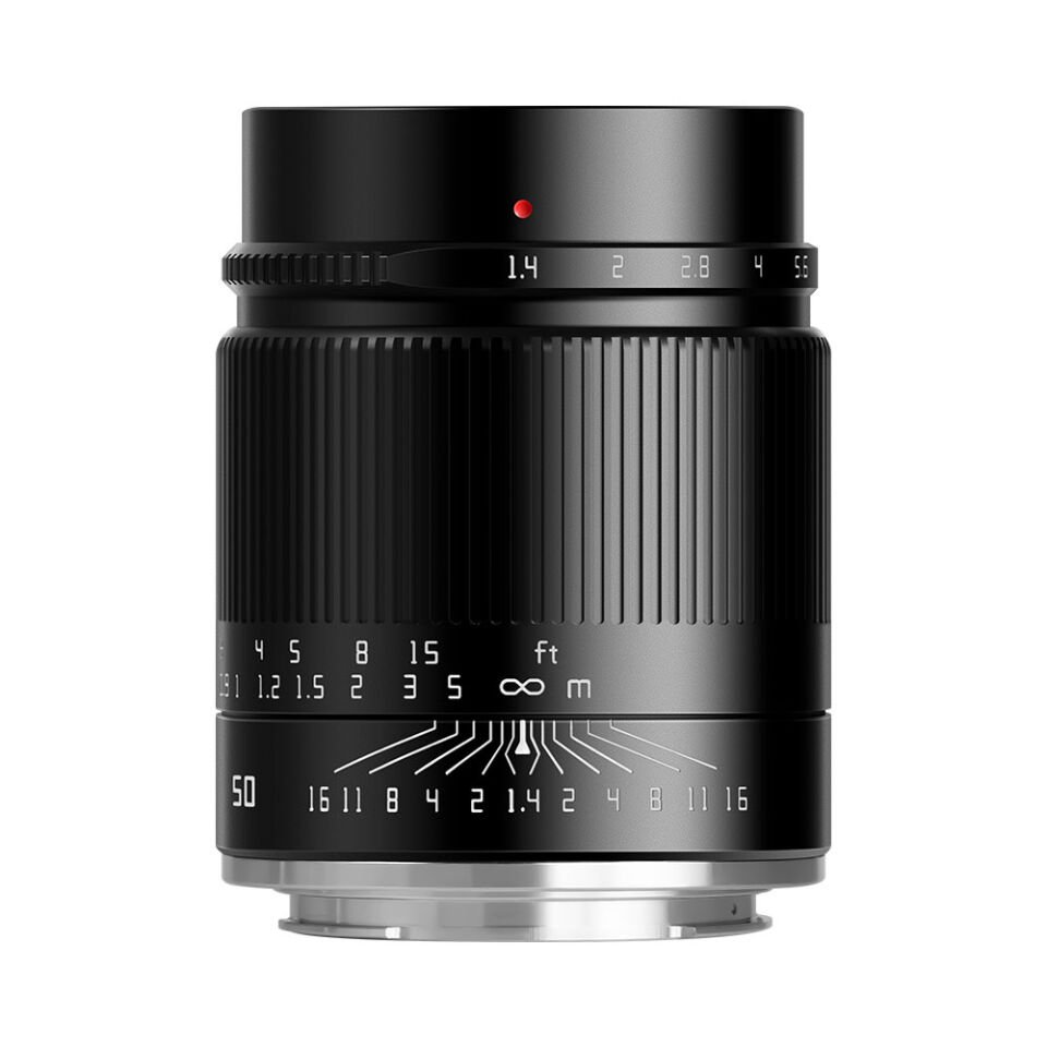 TTArtisan 50mm F1.4 Multi Mount Lens (Sony E, Siyah)