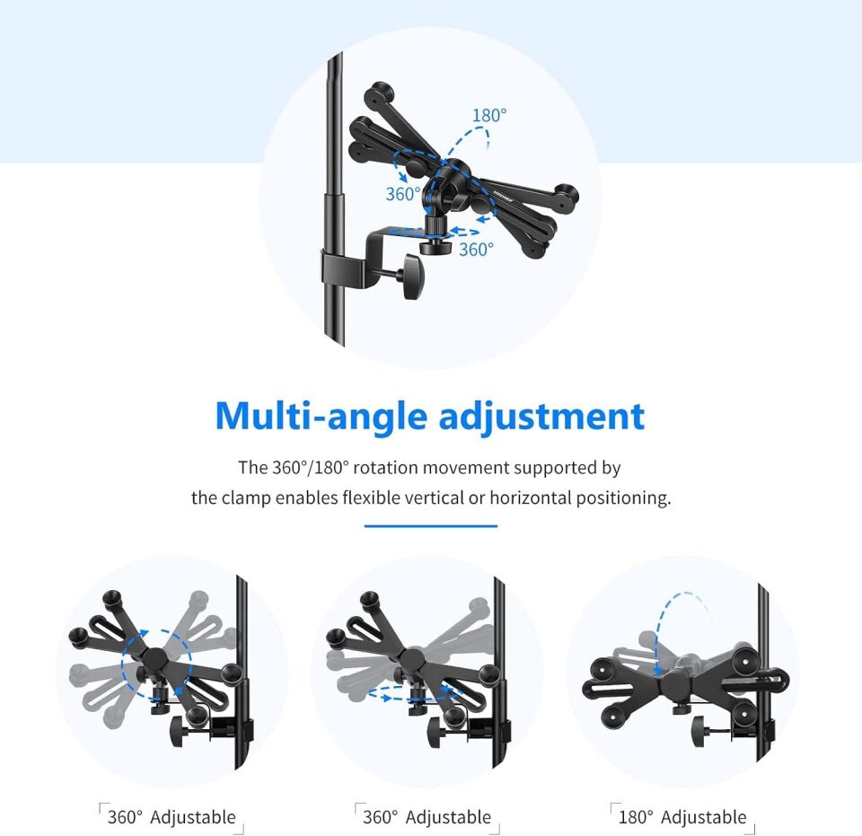 NEEWER NW-105-1 Ayarlanabilir Tablet Tutucu (7-14 İnç)