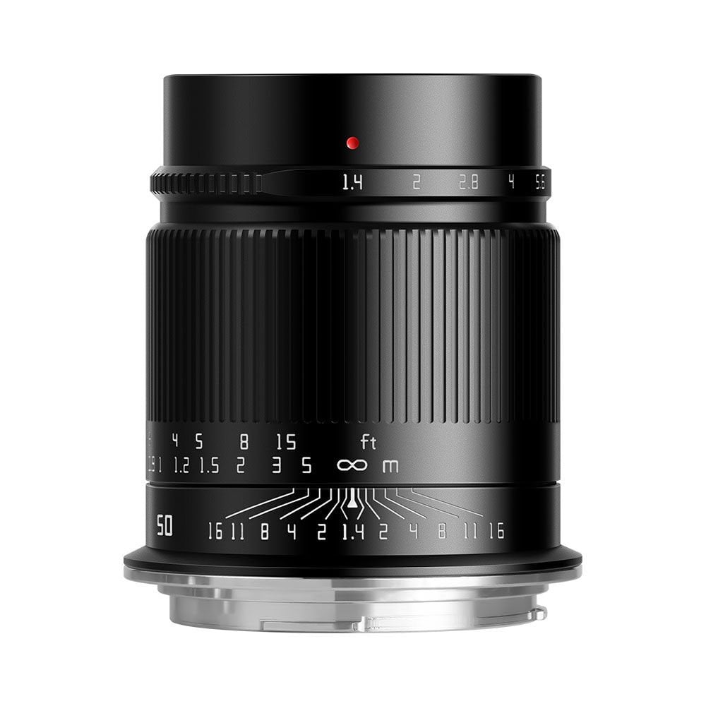 TTArtisan 50mm F1.4 Multi Mount Lens (Canon RF, Siyah)