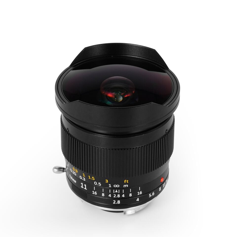 TTArtisan 11mm F2.8 Fisheye Multi Mount Lens (Canon RF, Siyah)