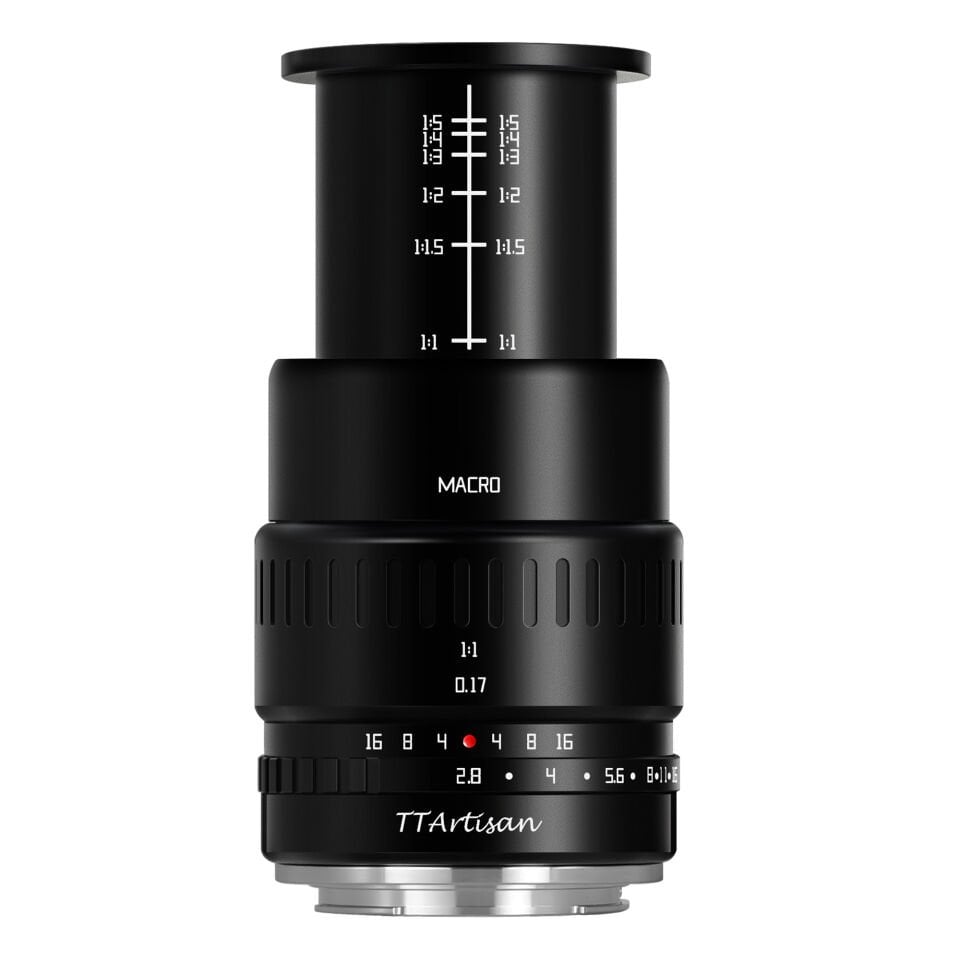 TTArtisan APS-C 40mm F2.8 Macro Lens (Sony E, Siyah)