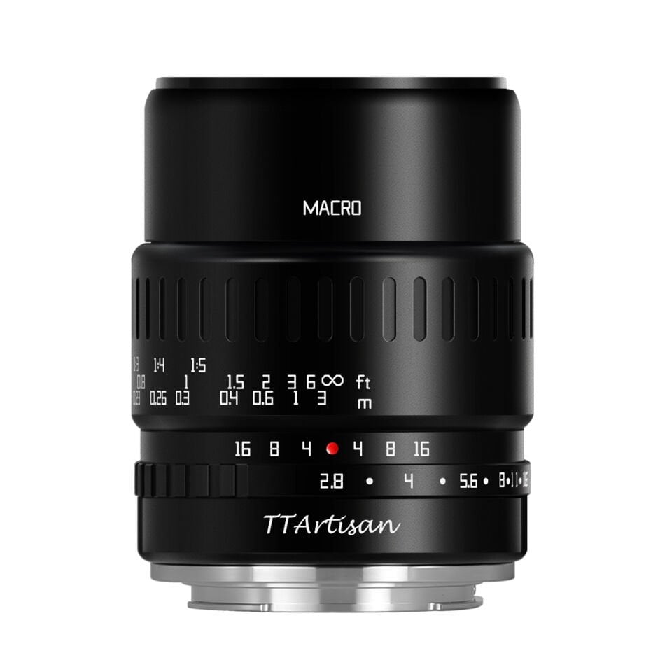 TTArtisan APS-C 40mm F2.8 Macro Lens (Fuji X, Siyah)