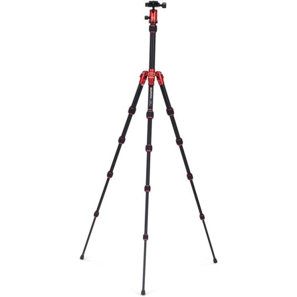 Benro MeFOTO A0350Q0 BackPacker Travel Tripod Kırmızı