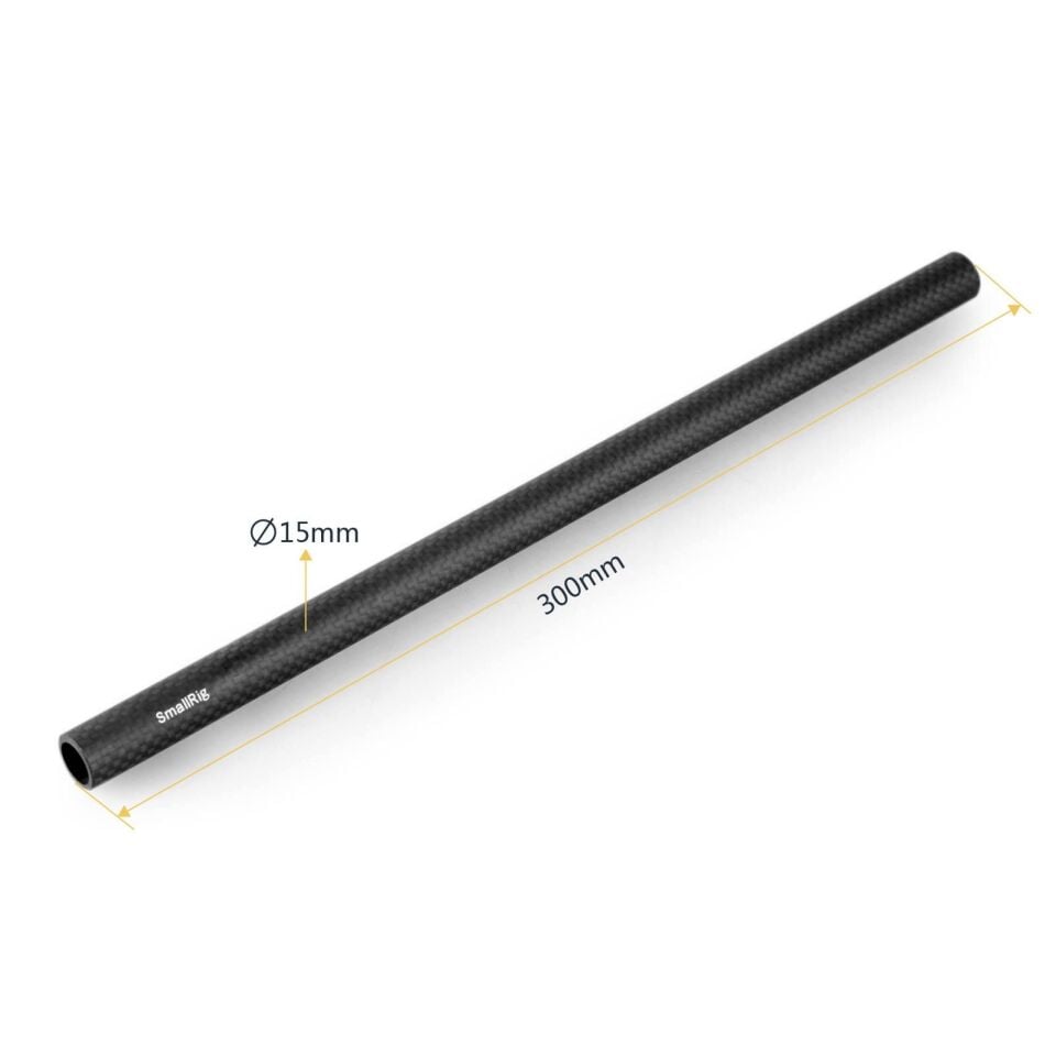SmallRig 851 15mm Karbon Fiber Çubuk - 30cm 12 inç (2 adet)
