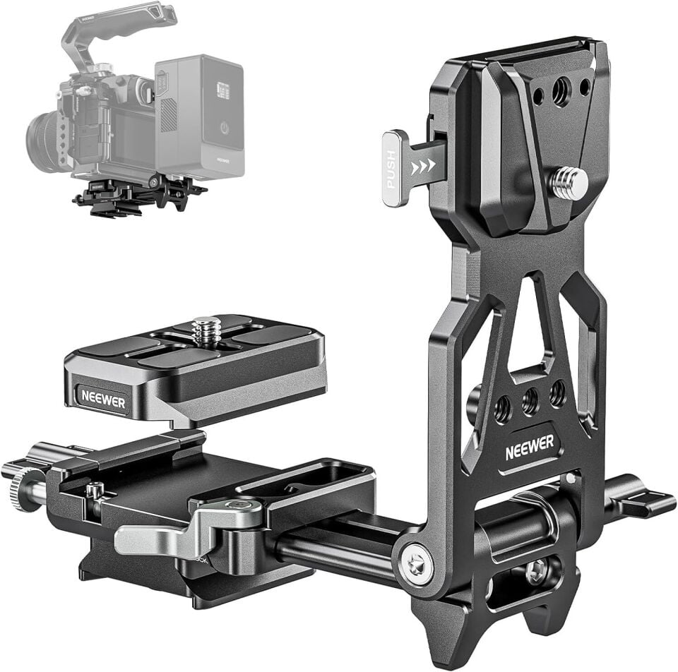 NEEWER PS015 Pro Katlanabilir V-Mount Batarya Plakası