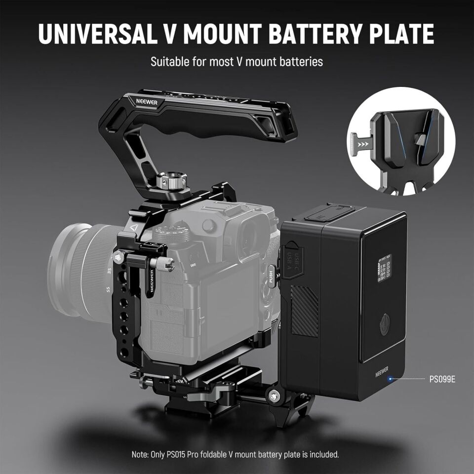 NEEWER PS015 Pro Katlanabilir V-Mount Batarya Plakası