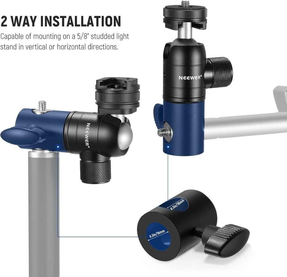 NEEWER ST-GM06 Işık Standı Montaj Adaptörü