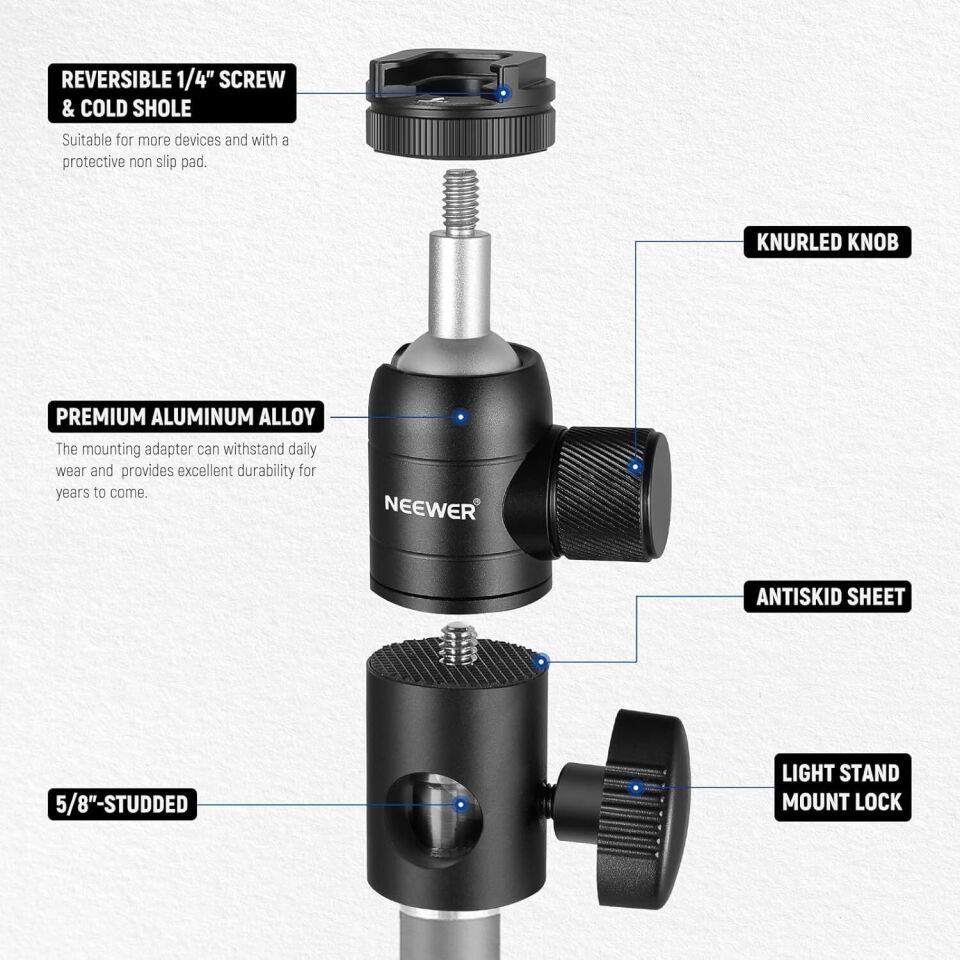 NEEWER ST-GM06 Işık Standı Montaj Adaptörü