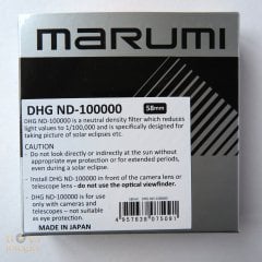 Marumi 58mm DHG ND-100000 Filtre (16.5 Stop)
