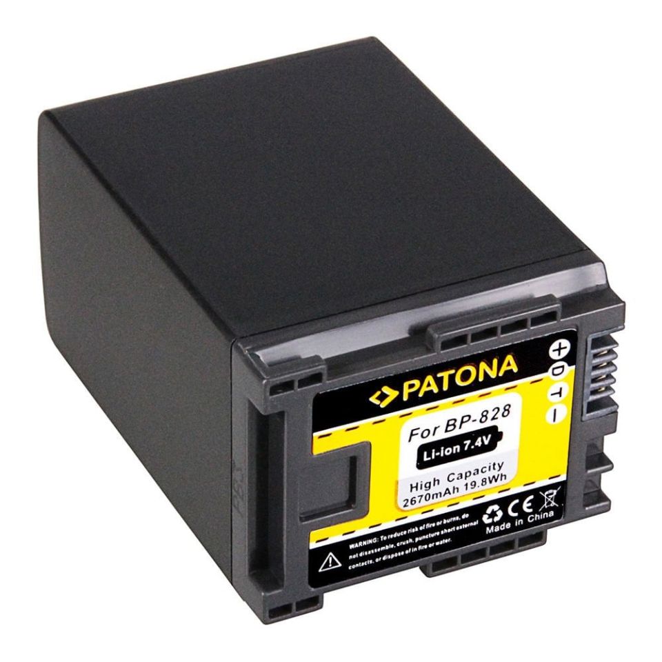 PATONA Battery for Canon HF-G30 Canon XA20 Canon XA25 Canon BP-828