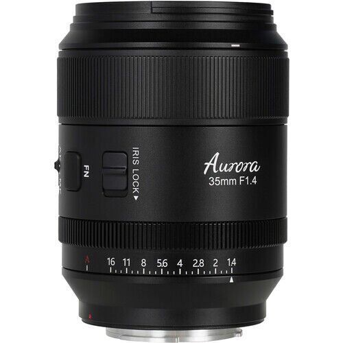Sirui AURORA 35mm F1.4 Auto-Focus Lens (Fuji X Mount, Siyah)