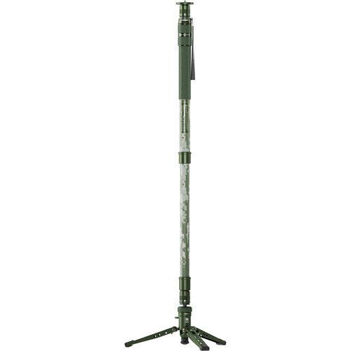 Sirui CVM-145P+CT5X 3 Kademeli Carbon Fiber Monopod Kit (Kobalt Yeşil)