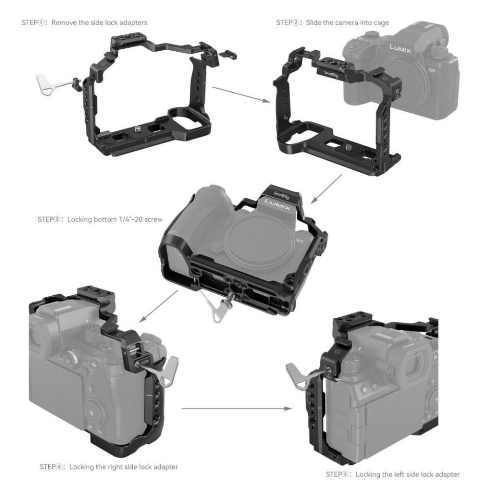 SmallRig 4022 Panasonic LUMIX G9 II / S5 II / S5 IIX  için  Kafes