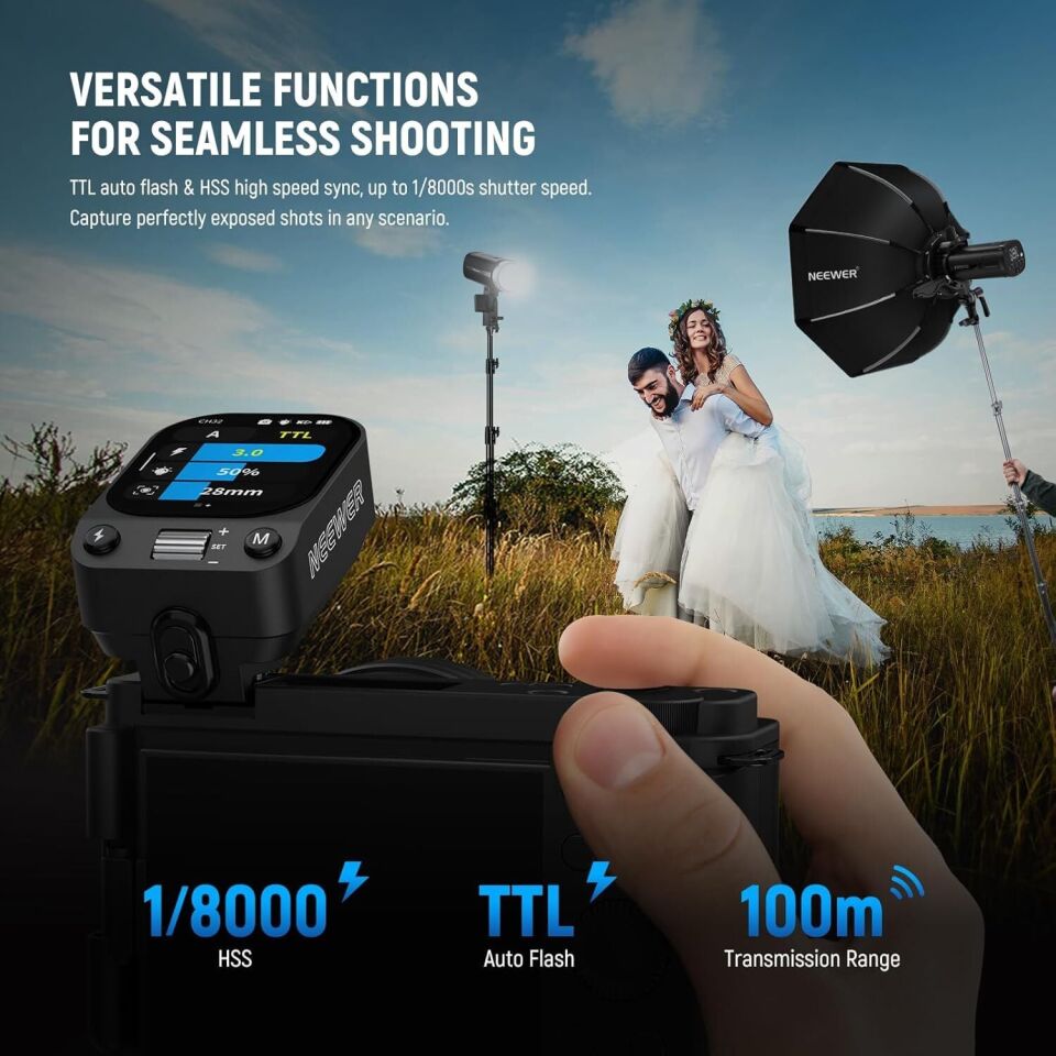 NEEWER QZ-C TTL Kablosuz Flaş Tetikleyici