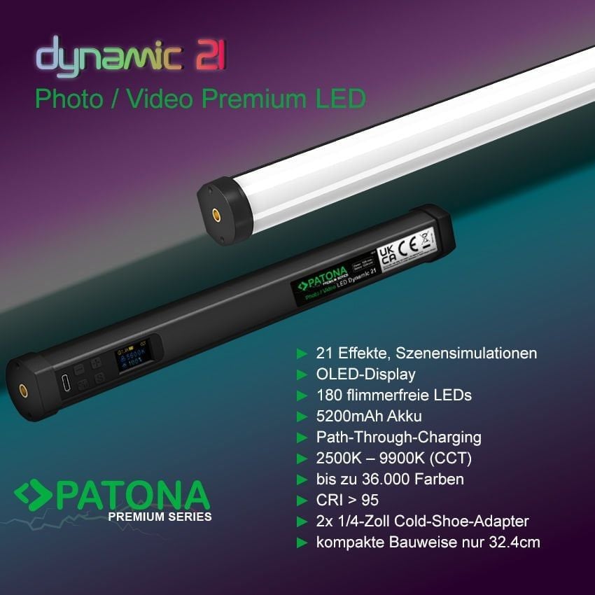 Patona 4291 Premium RGB Tüp Led Işık