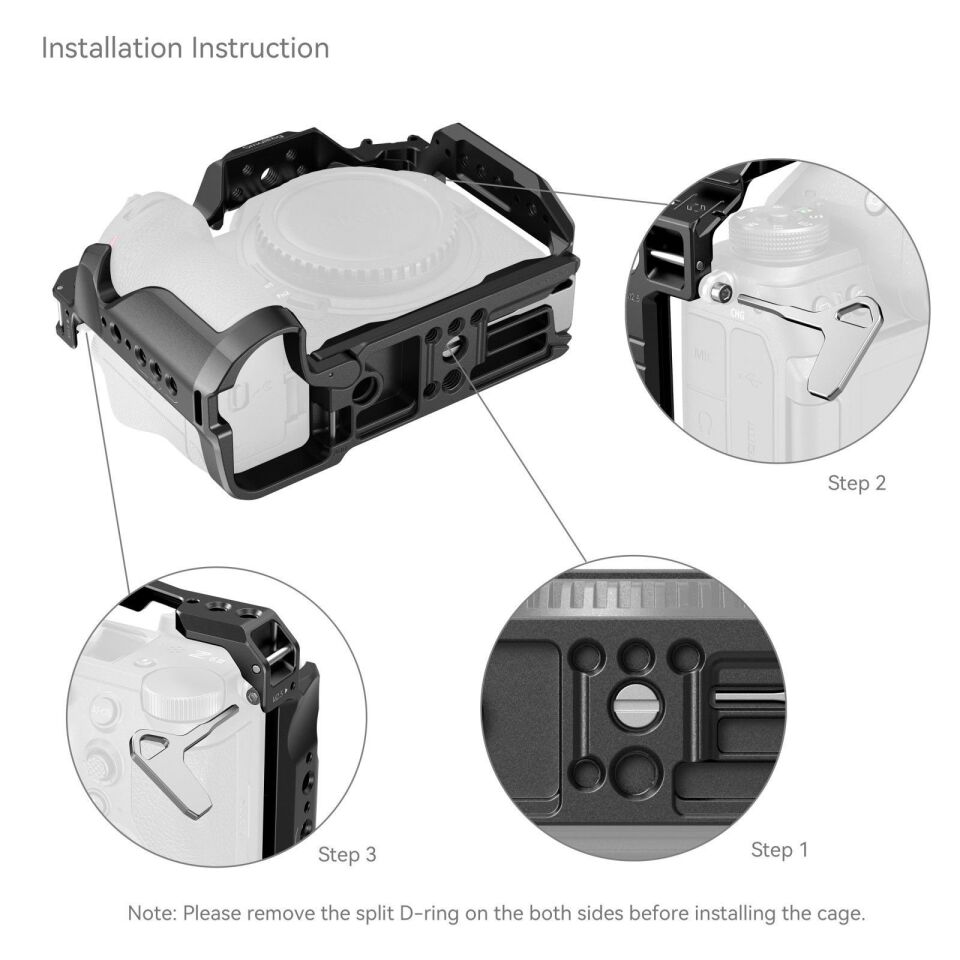 SmallRig 4519 Nikon Z 6III için Kamera Kafesi