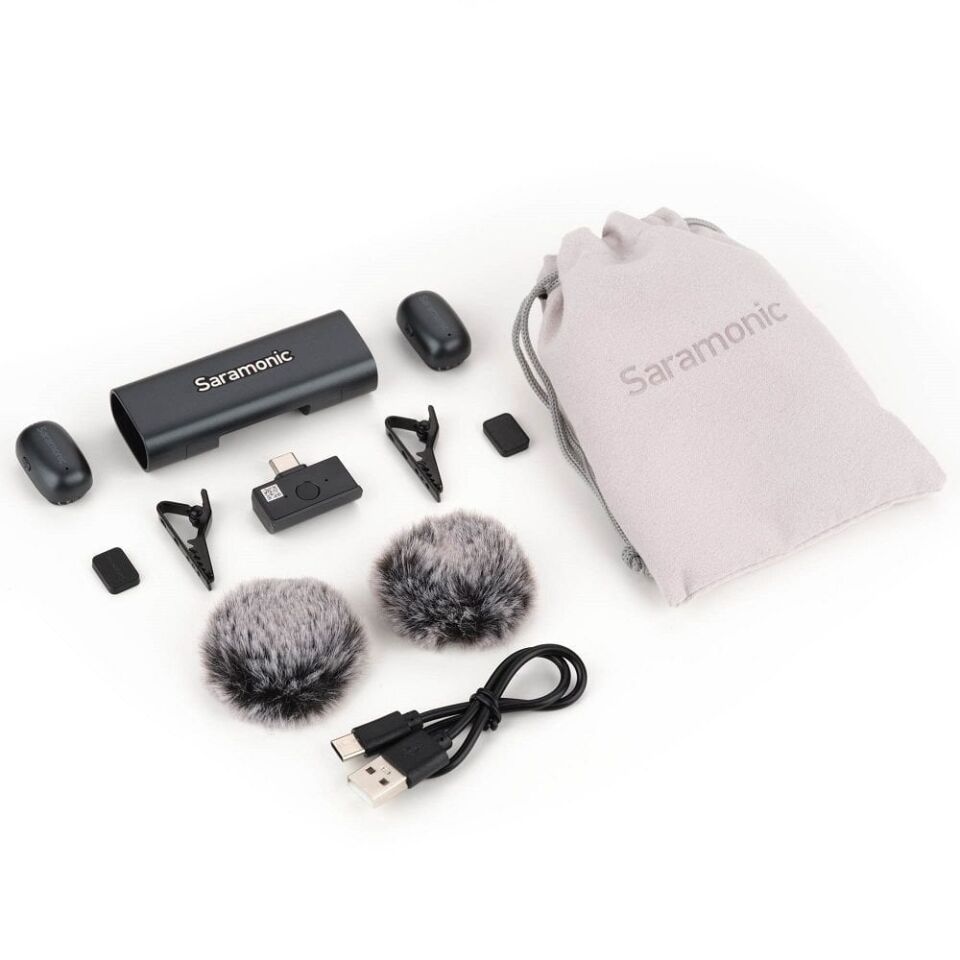Saramonic Air SE-01  Type-C 2 Kişilik Kablosuz Yaka ve El Mikrofonu