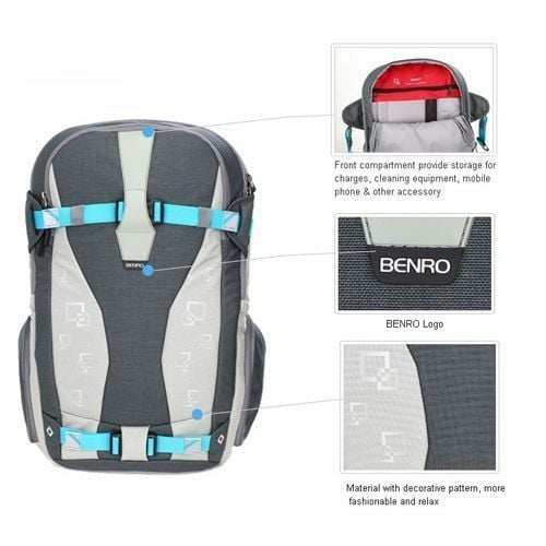 Benro Koala 200 Backpack Fotoğraf Makinesi Sırt Çantası Kırmızı