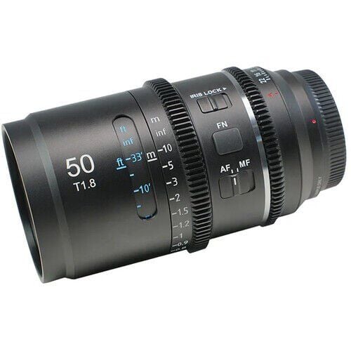 Sirui Astra Series AF 50mm T1.8 1.33x Full Frame Blue Flares Anamorphic Sony E Mount Lens
