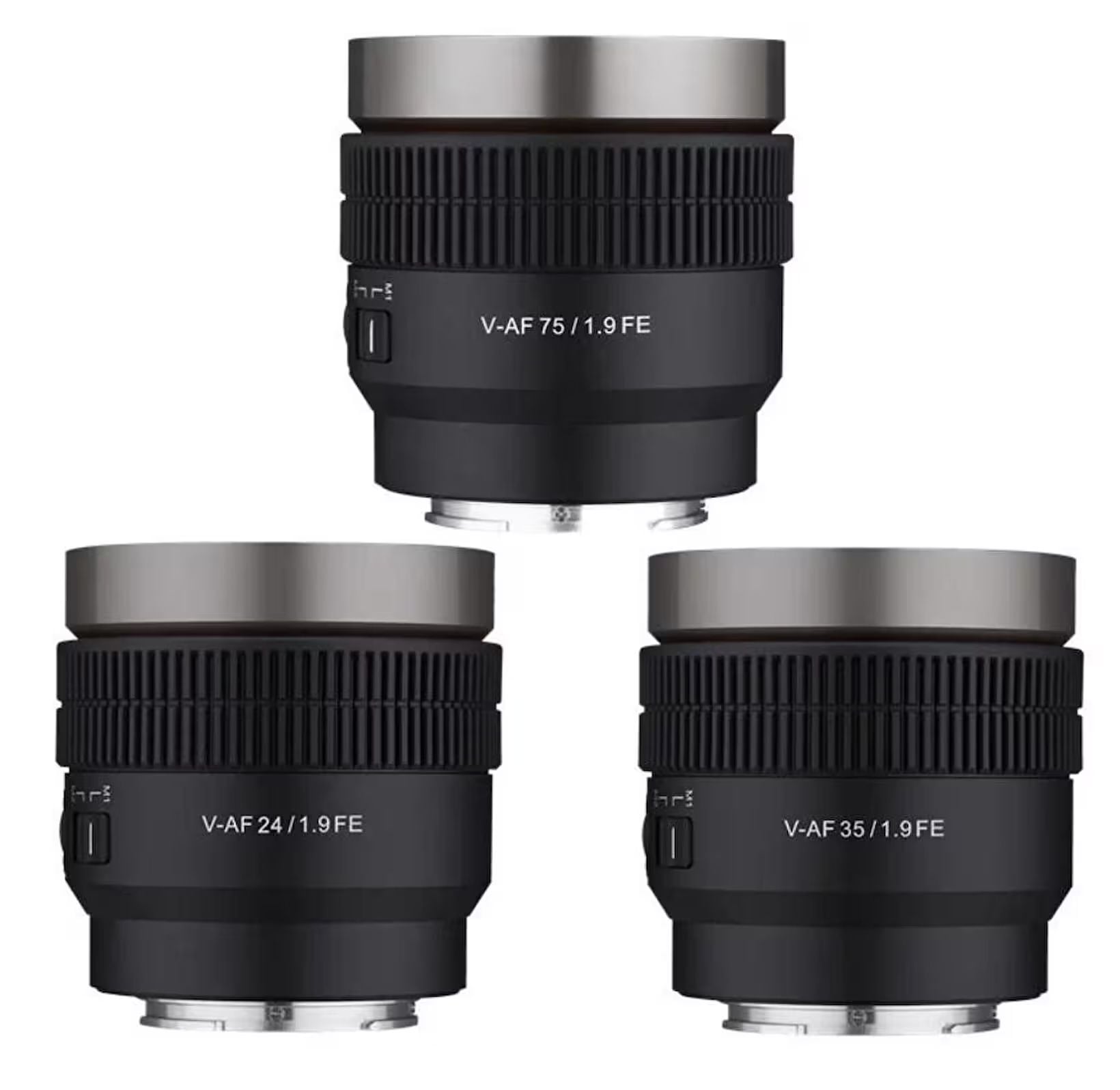 Samyang Video V-AF 3'lü set (24mm, 35mm, 75mm T1.9) (Sony E)