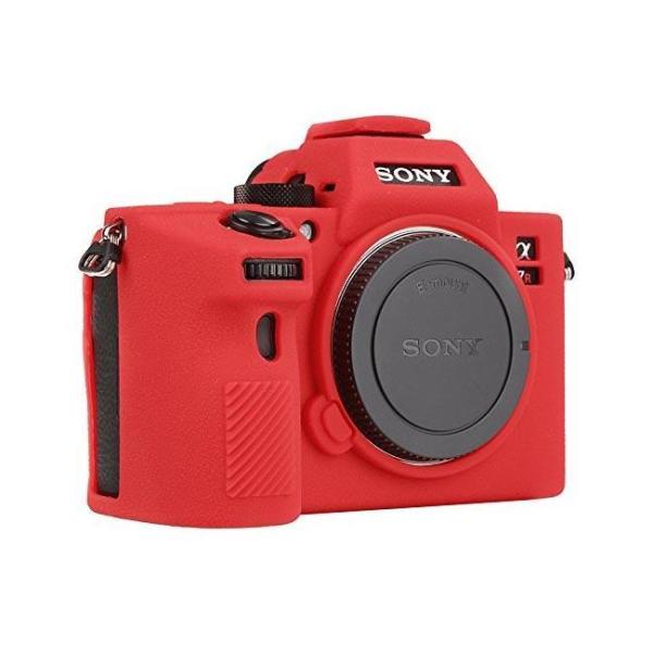 Sanger Silikon Kılıf Sony A72 R2 S2 İçin Kırmızı