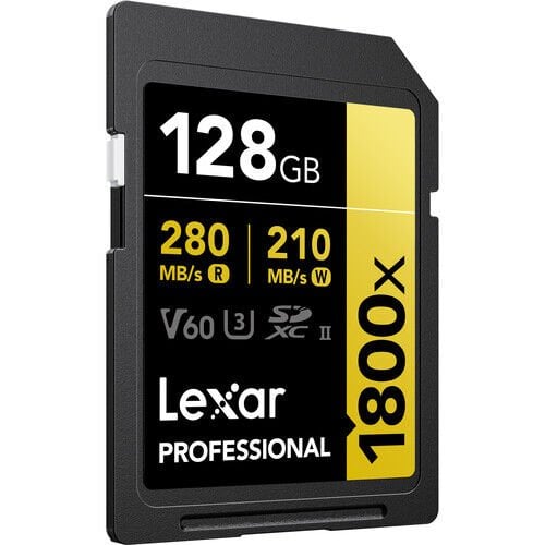 Lexar 128GB 1800x Profesyonel UHS-II SDXC Hafıza Kartı