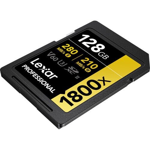 Lexar 128GB 1800x Profesyonel UHS-II SDXC Hafıza Kartı