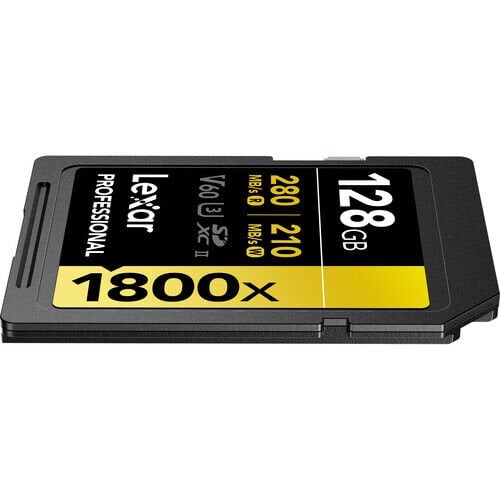 Lexar 128GB Professional 1800x UHS-II SDXC V60 Hafıza Kartı