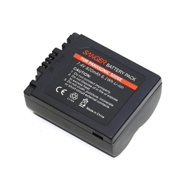 Sanger S006E Panasonic Fotoğraf Makinesi Batarya Pil