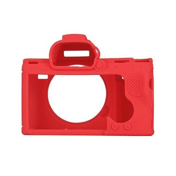 Sanger Silikon Kılıf Sony A9 A73 R3 İçin Kırmızı