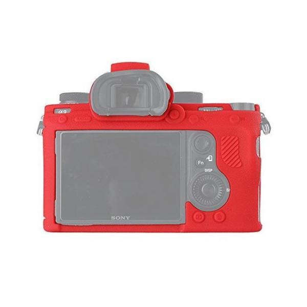 Sanger Silikon Kılıf Sony A9 A73 R3 İçin Kırmızı