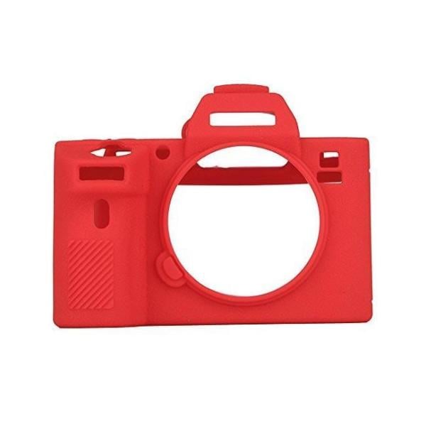 Sanger Silikon Kılıf Sony A9 A73 R3 İçin Kırmızı