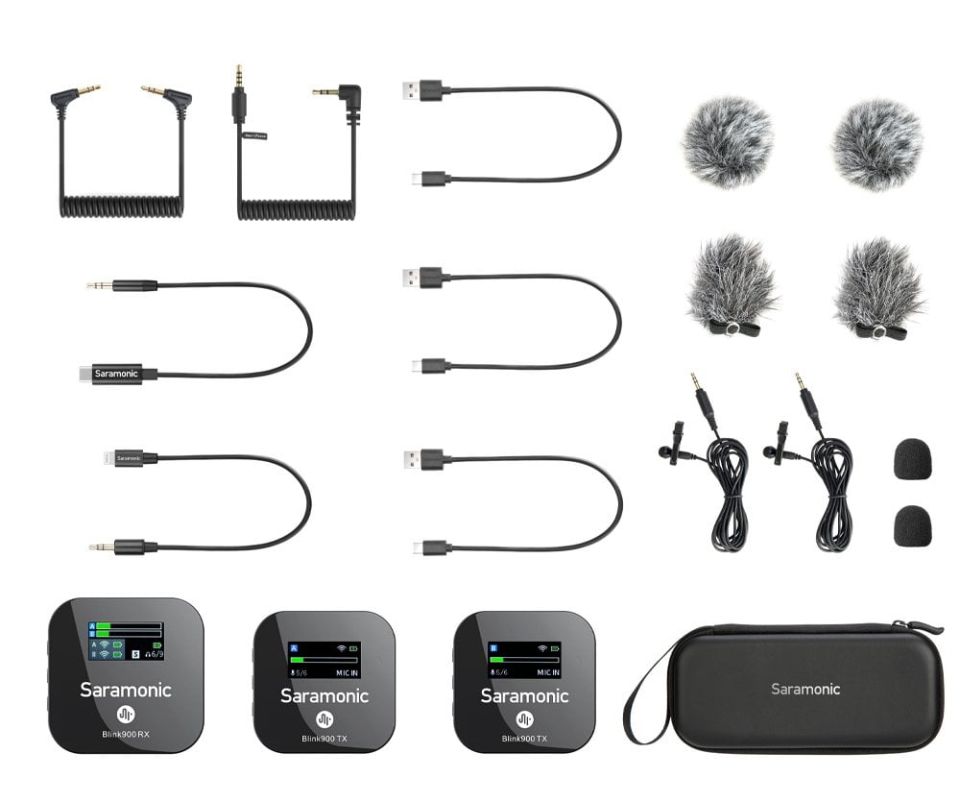 Saramonic Blink900 B2 İki Kişilik Kablosuz Mikrofon Sistemi