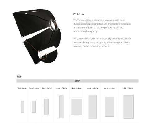 Fomex Standart Softbox Strip 30x170