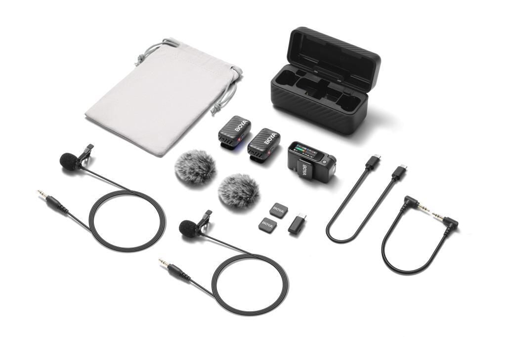 BOYAMIC 2 AI Creator Edition Çift Kişilik Kablosuz Yaka Mikrofonu