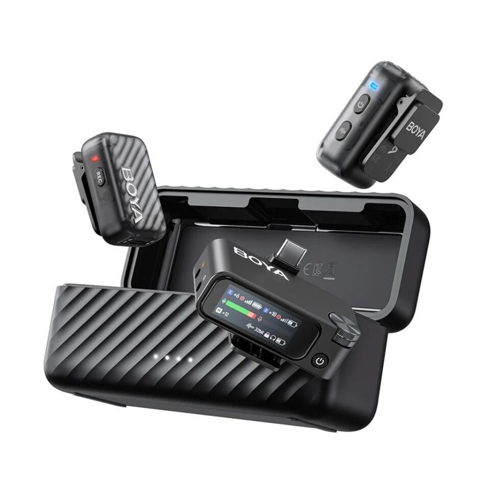 BOYAMIC 2 AI Creator Edition Çift Kişilik Kablosuz Yaka Mikrofonu