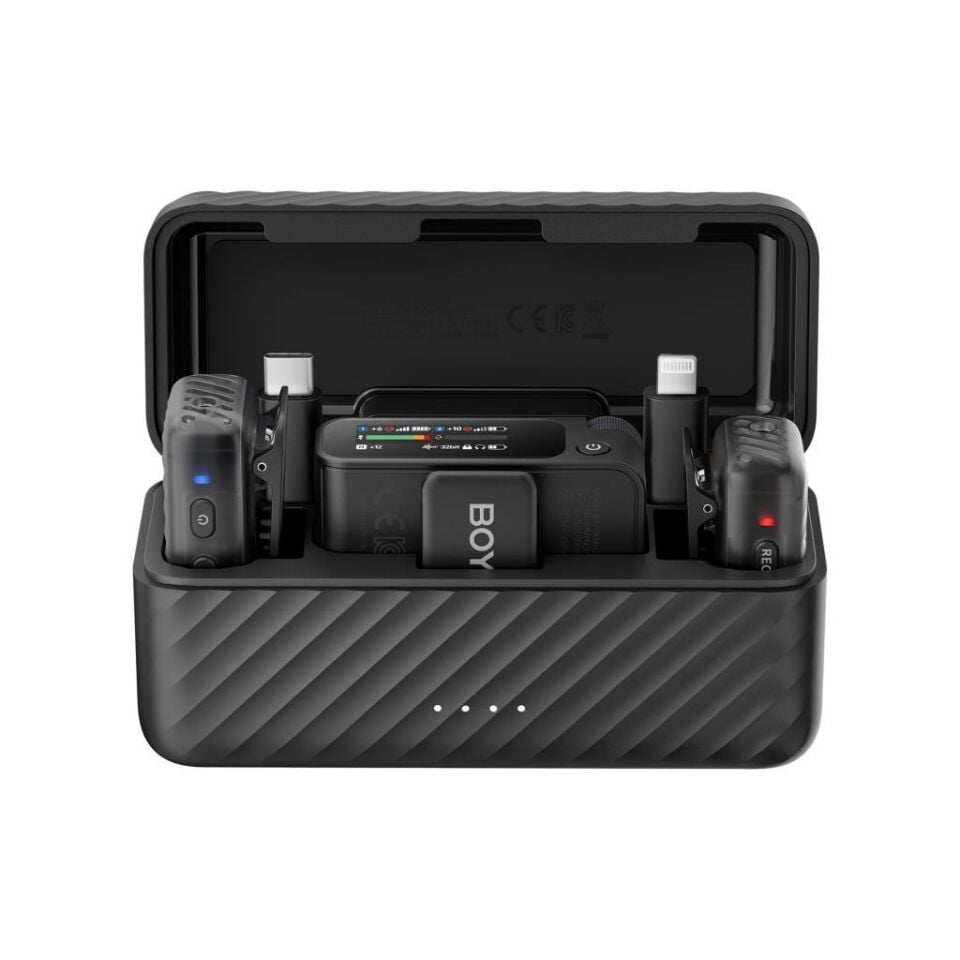 BOYAMIC 2 AI Creator Edition Çift Kişilik Kablosuz Yaka Mikrofonu