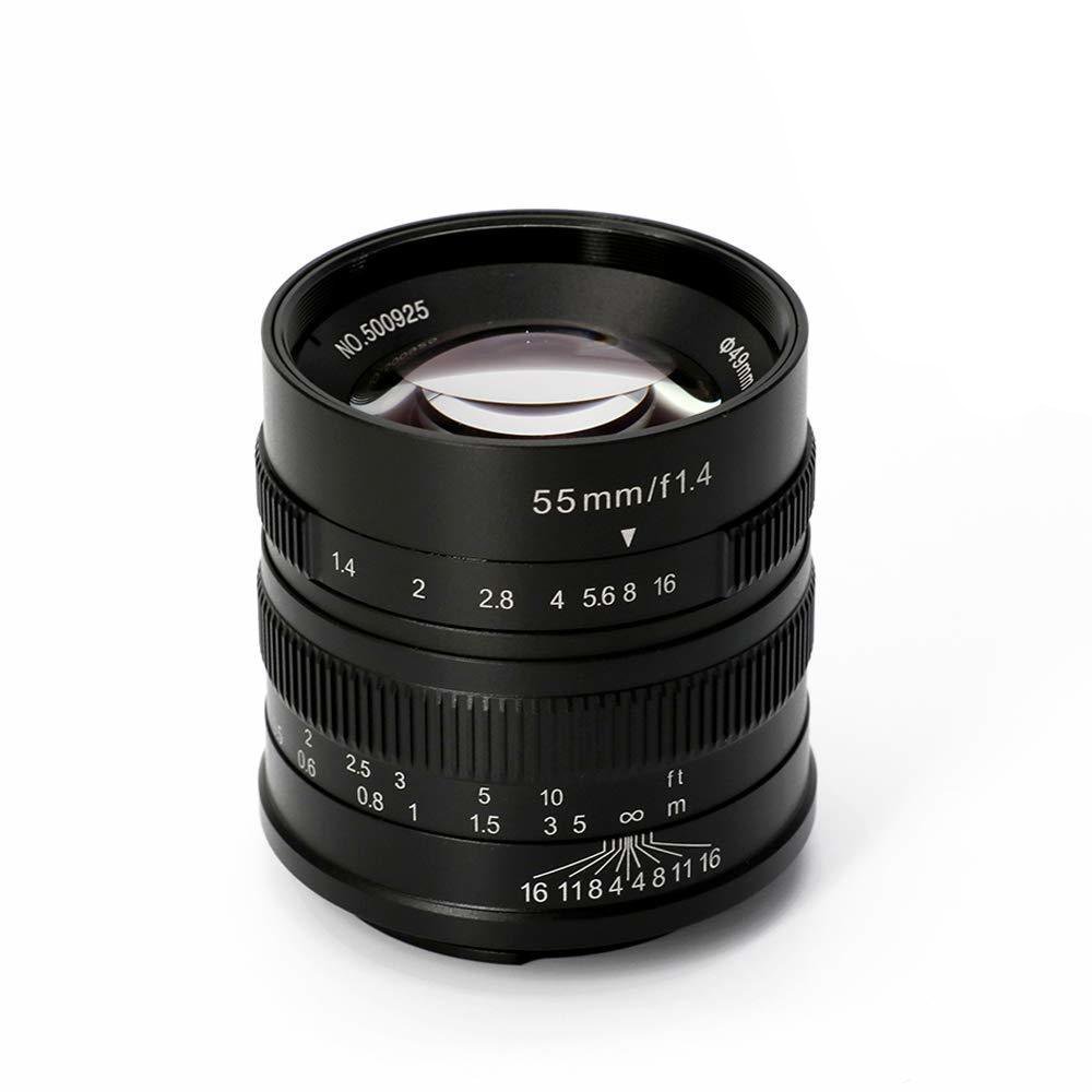 7artisans 55mm F/1.4 APS-C Manual Fixed Lens (M43-Panasonic Olympus Mount)