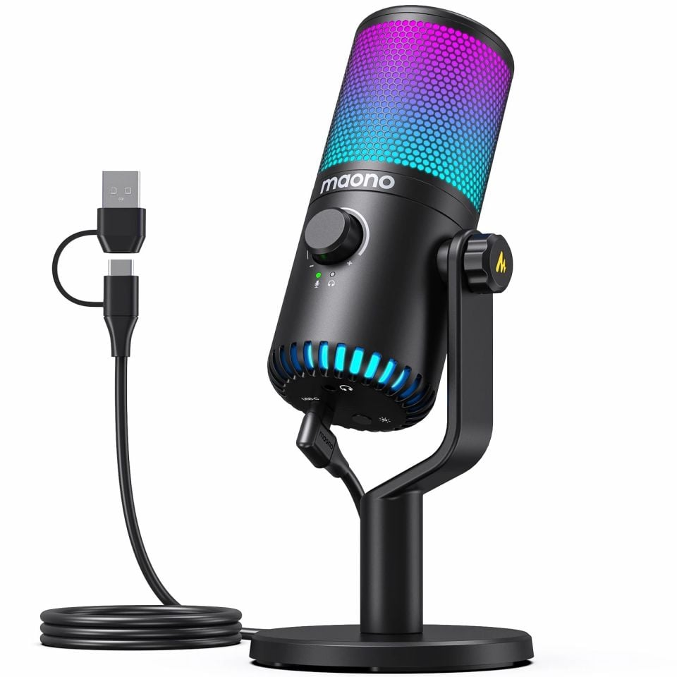 Maono DM30RGB USB Oyun Mikrofonu