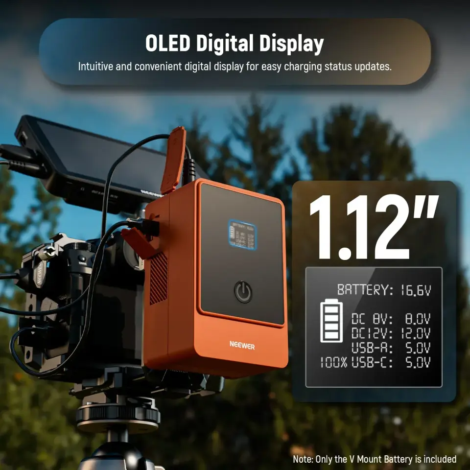 NEEWER V Mount Battery PS099E 6800mAh 14.5V 99Wh (Orange)