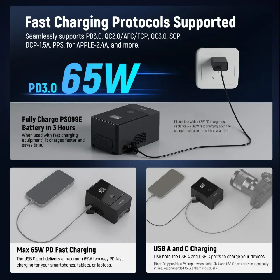 Neewer V Mount Battery PS099E 6800 mAh 14.5 V 99 Wh