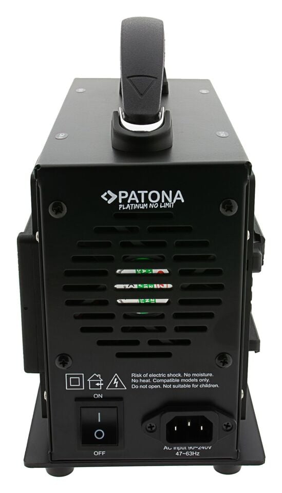 PATONA 1735 Platinum B-Mount Charger f. 4pcs battery