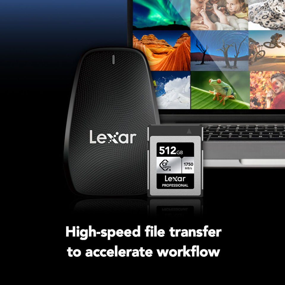 Lexar 512GB Professional CFexpress Type B Card SILVER Serisi