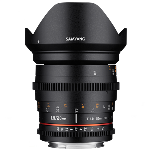 Samyang 20mm T1.9 ED AS UMC Cine Lens (Sony E)